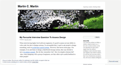 Desktop Screenshot of martincmartin.com